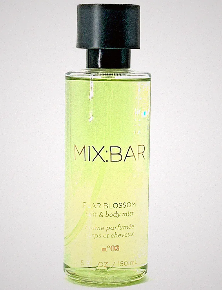MIX:BAR Pear Blossom Hair & Body Mist 5 fl oz Juicy Pear Peony Apple Wood Musk
