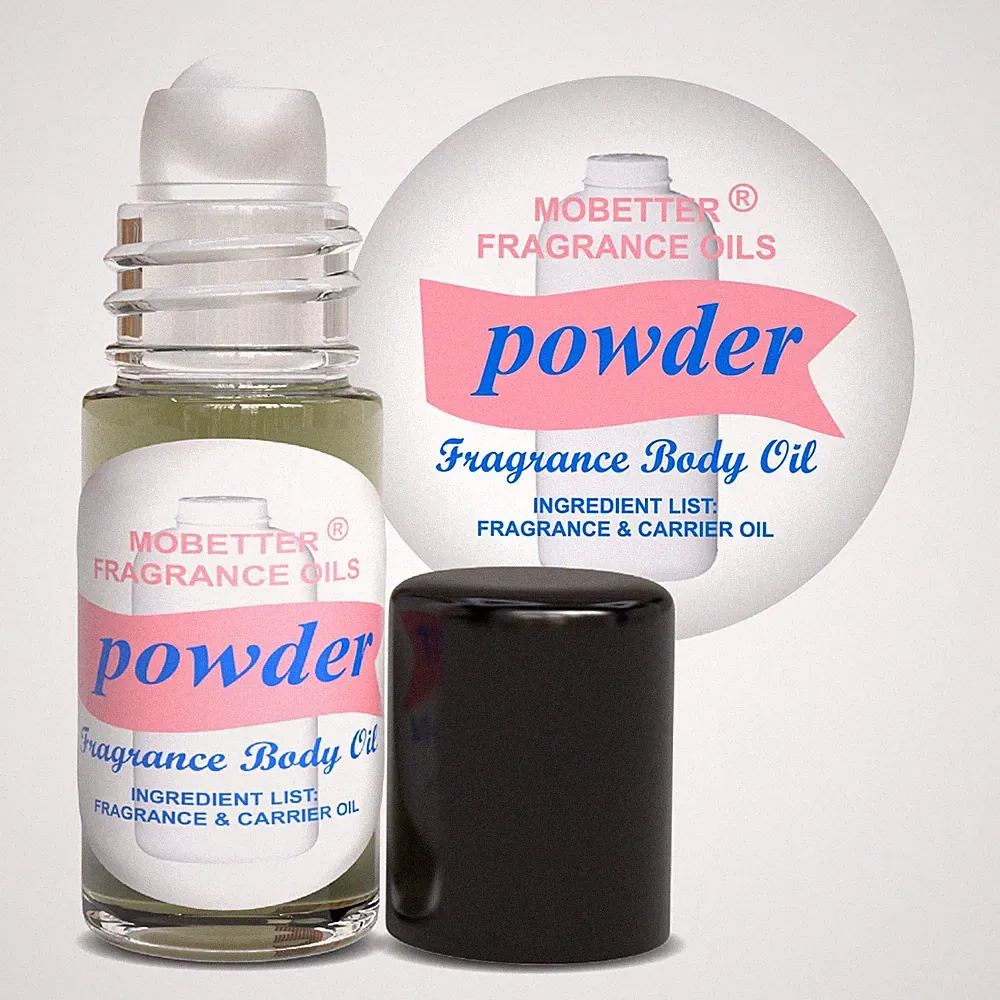 MOBETTER FRAGRANCE OILS Powder 1 Oz Perfume Fragrance Body Oil for Unisex