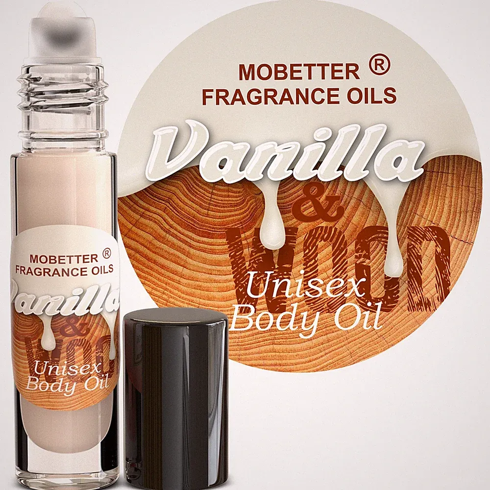 MOBETTER FRAGRANCE OILS Vanilla & Wood Unisex Perfume Body Oil