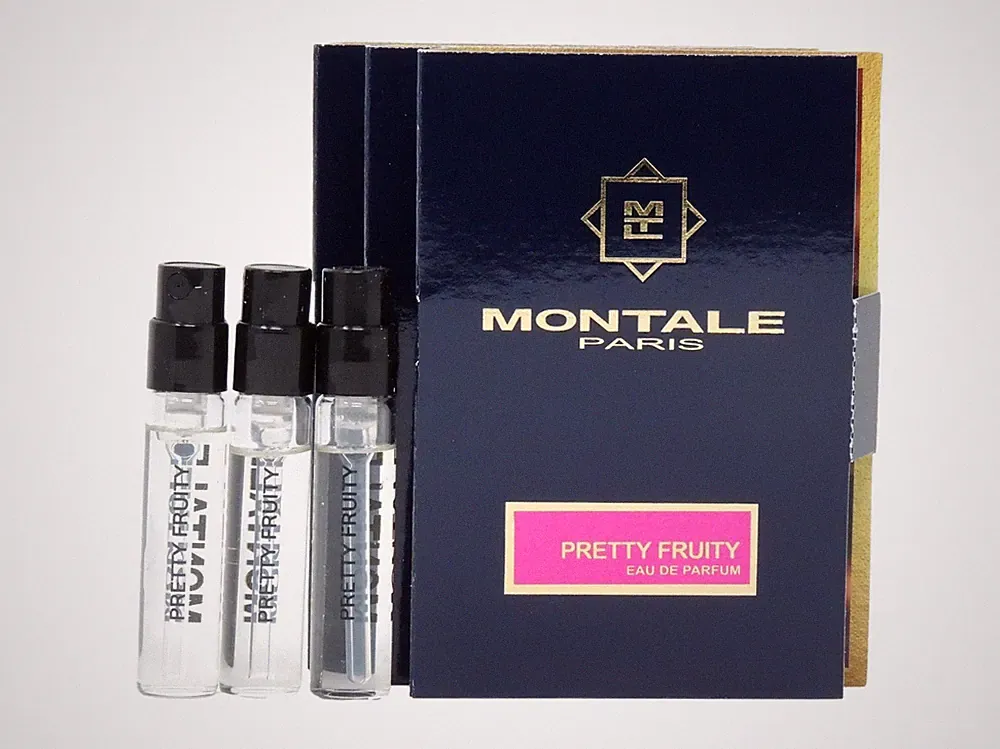 MONTALE PARIS PRETTY FRUITY EDP 2.0ml .06fl oz x 3 COLOGNE PERFUME SPRAY SAMPLES