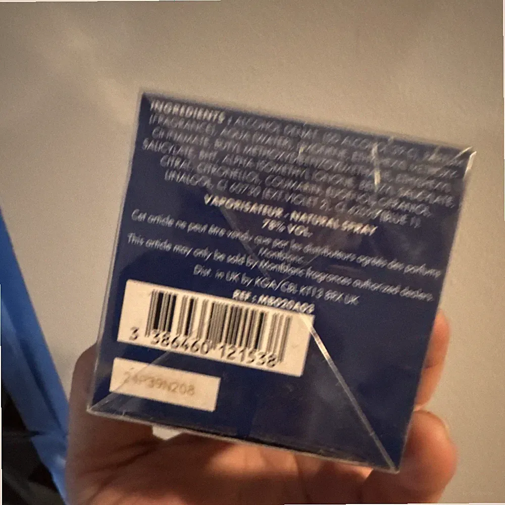 Montblanc Explorer Ultra Blue Eau de Parfum Spray 30 mL 1 fl oz Travel Size