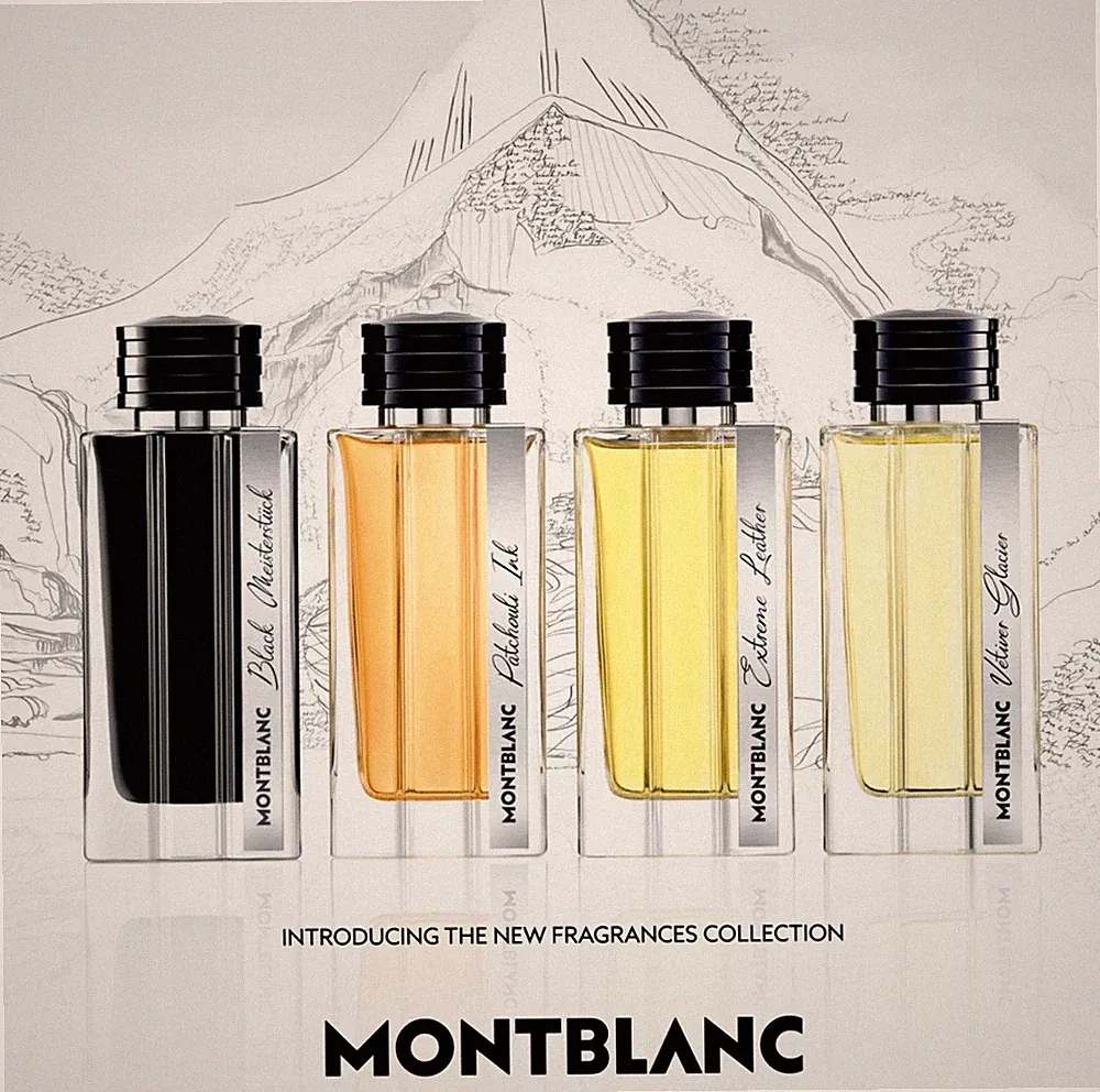 Montblanc NEW COLLECTION , THE EXCLUSIVE LINE Sample Spray Vial 4pc Set