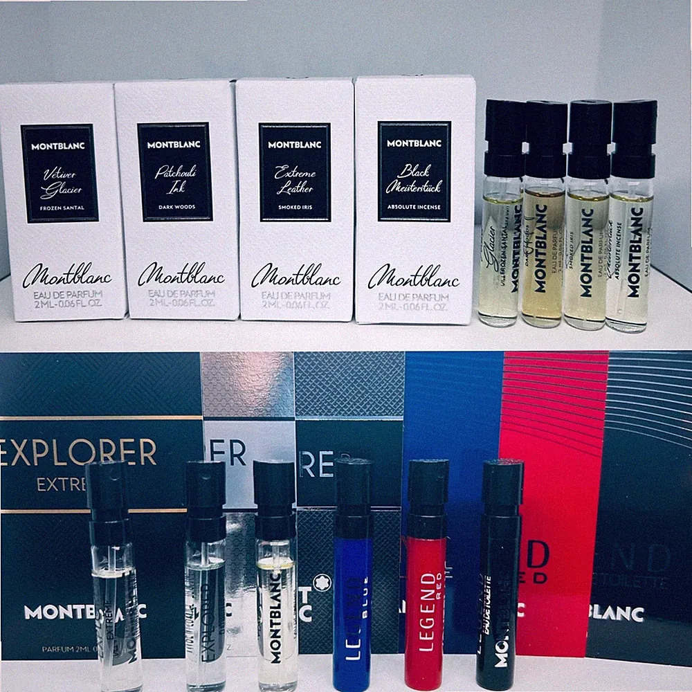 MontBlanc Perfume Collection For Men Sample Spray Vials 10pc Set