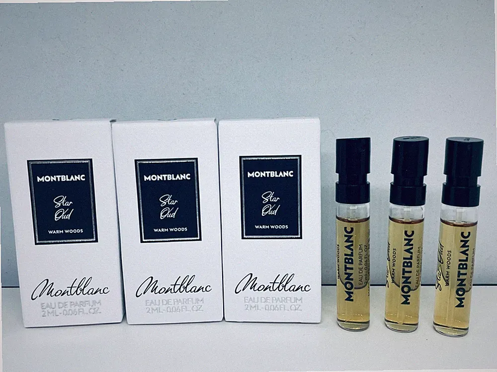 Montblanc Star Oud Eau de Parfum 2ml x 3 Perfume Sample Spray