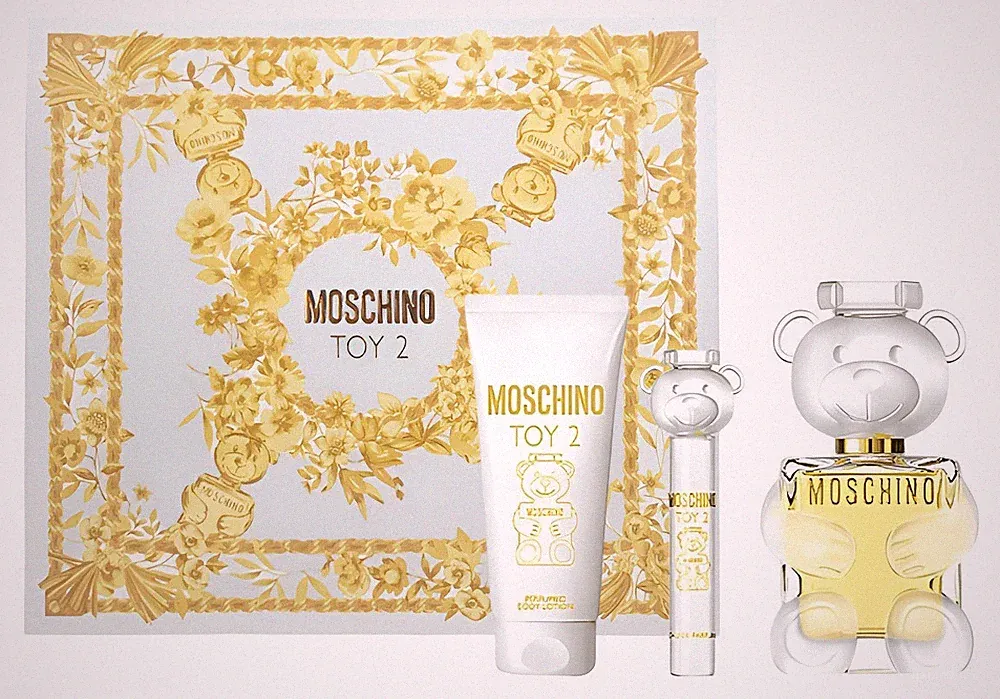 Moschino Toy 2 Set Perfume Body Lotion Travel Spray For Women