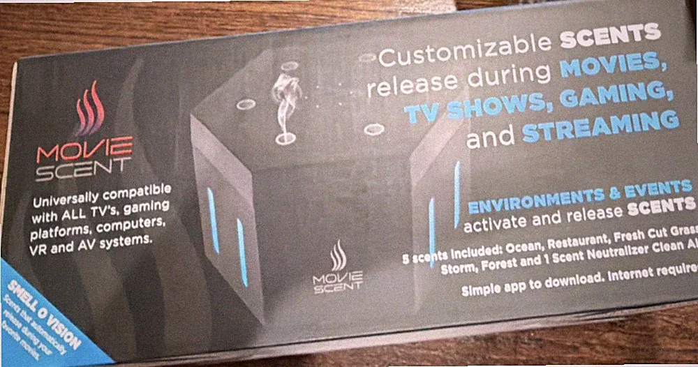Movie Scent Electric Diffuser & Atomizer, Customizable Scents, App Controlled