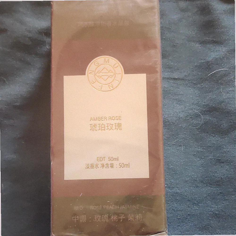 MUJINFENG Amber Rose Eau de Toilette Spray 50ml Rose Peach Jasmine Scent