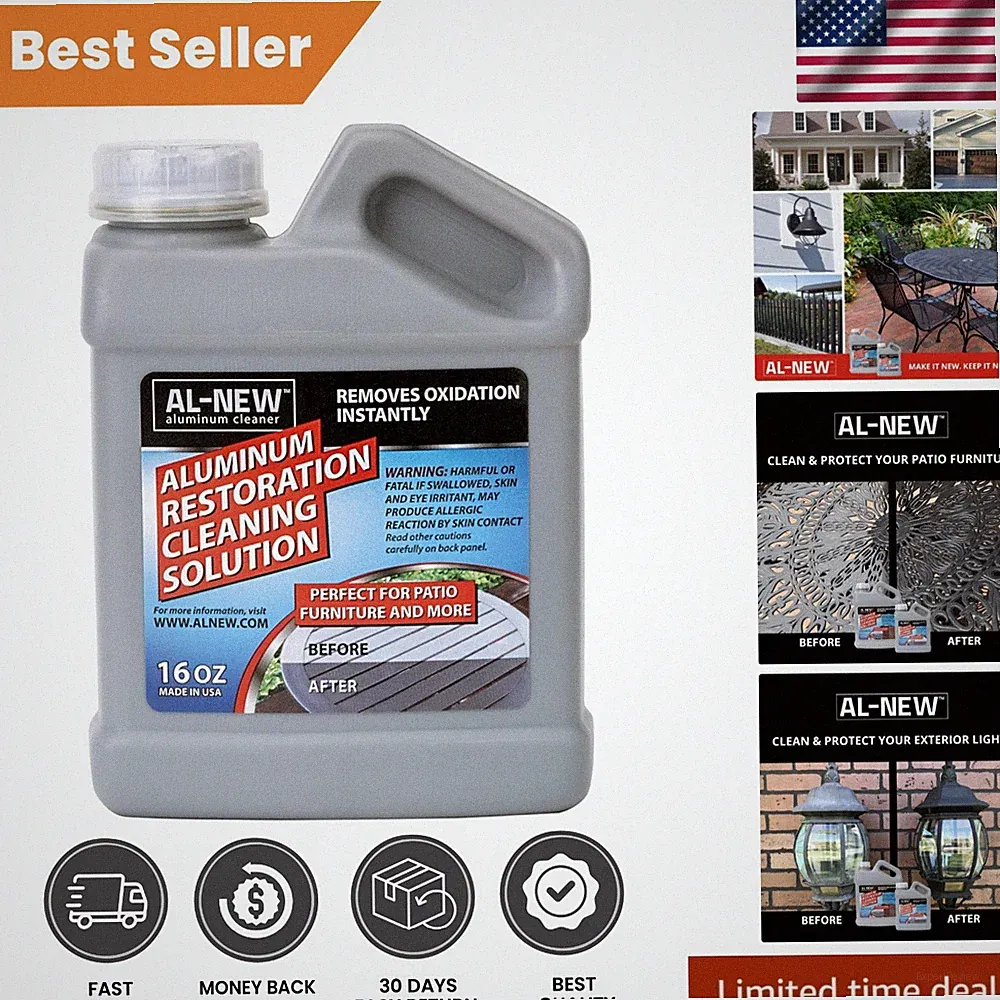 Multipurpose Aluminum Restoration Solution - Effortless Shine & Clean