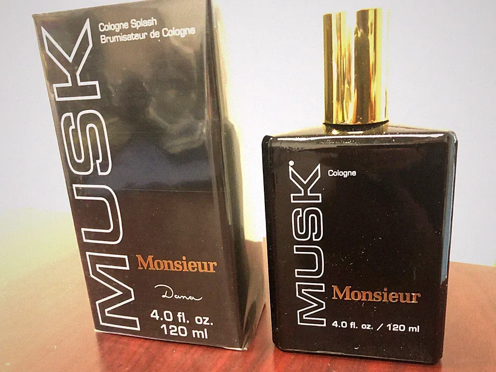 MUSK MONSIEUR FOR MEN by DANA CLASSIC FRAGRANCE 4.0 FL oz/ 120 ML Cologne Splash