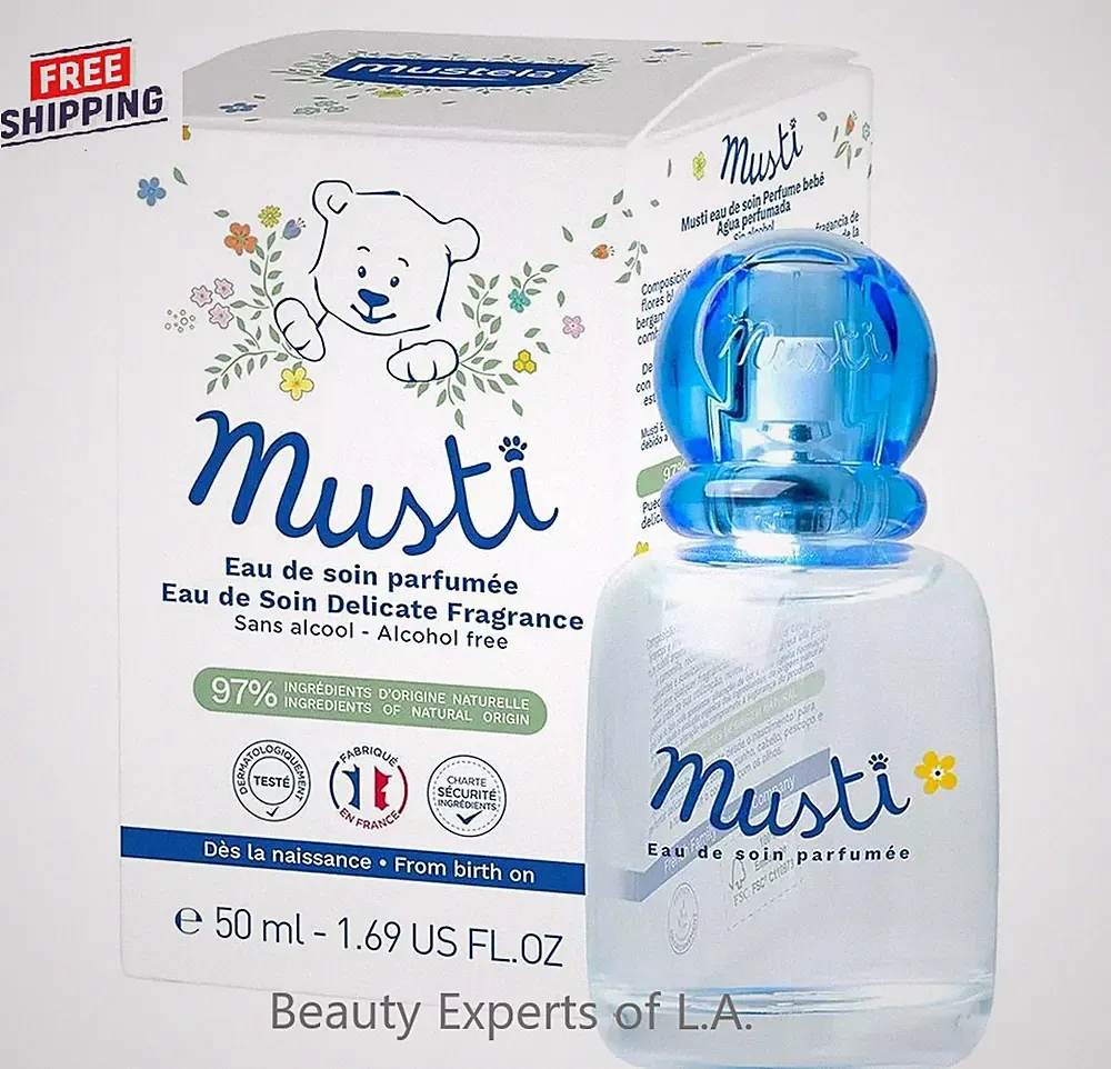 Mustela Musti Eau de Soin Perfume 1.69oz / 50ml Exp 08/2027