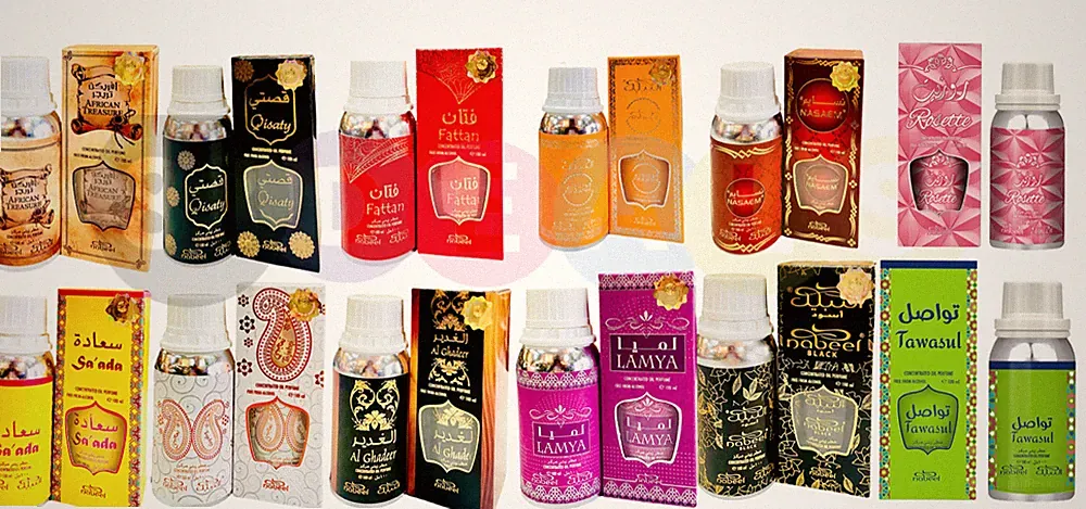 Nabeel Oil Perfume 100ml Aluminum can Available in 12 Fragrances Alcohol Free