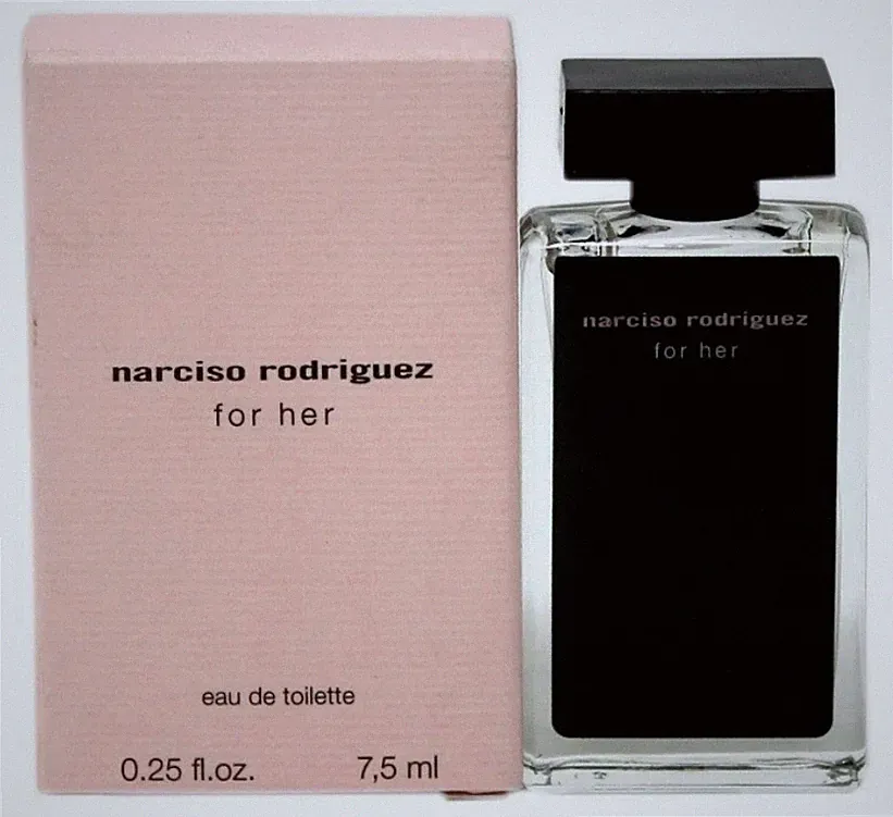 Narciso Rodriguez FOR HER Eau de Toilette EDT Perfume .25 oz / 7.5ml ~NEW in BOX