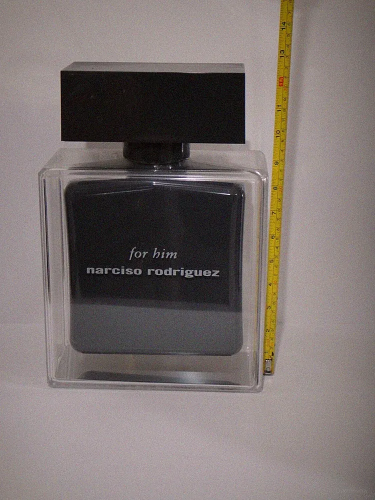 NARCISO RODRIGUEZ MEN COLOGNE PERFUME DISPLAY BOTTLE 1 FEET TALL JUMBO