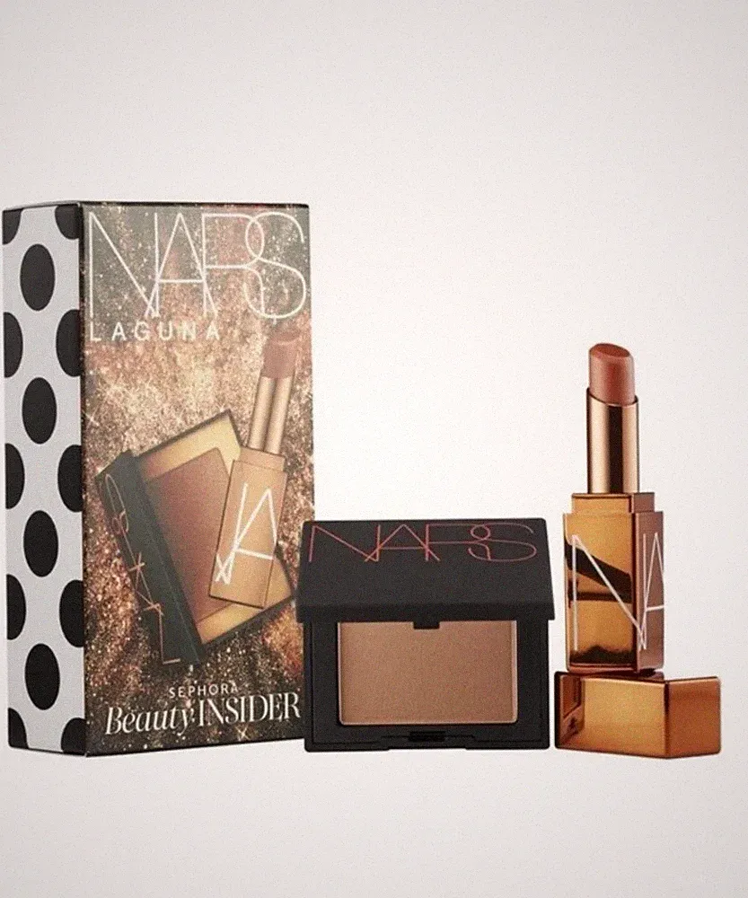 NARS Laguna Mini Bronzer and Lip Balm Sephora Gift Set Travel Size NIB