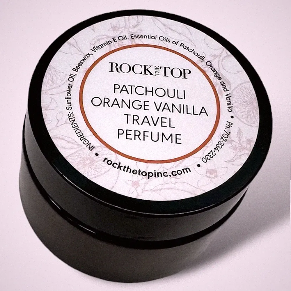 Natural Mini Solid Perfume Oil, Non-Toxic Travel Size, Eucalyptus Mint