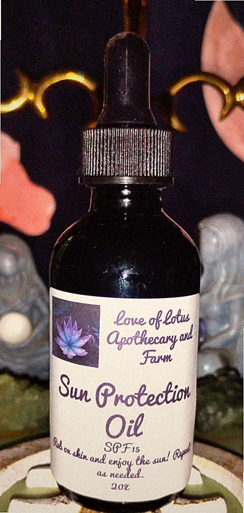 Natural Sun Protection Oil SPF 15 - No Dangerous Chemicals