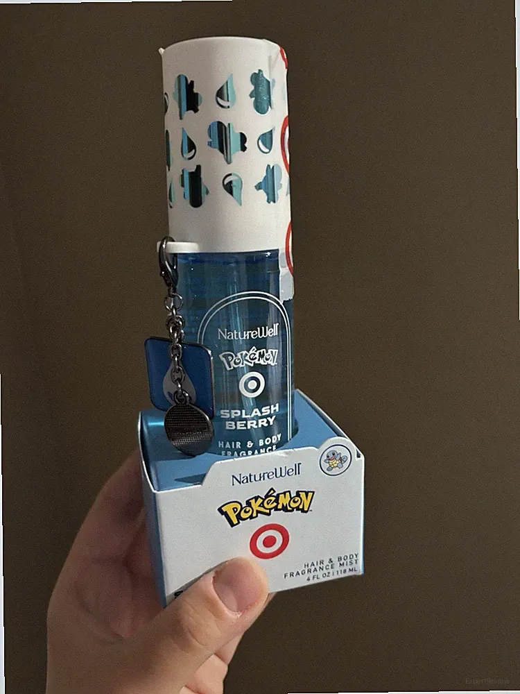 NatureWell Hair & Body Fragrance Mist Pokémon Splash Berry Squirtle 4 fl oz