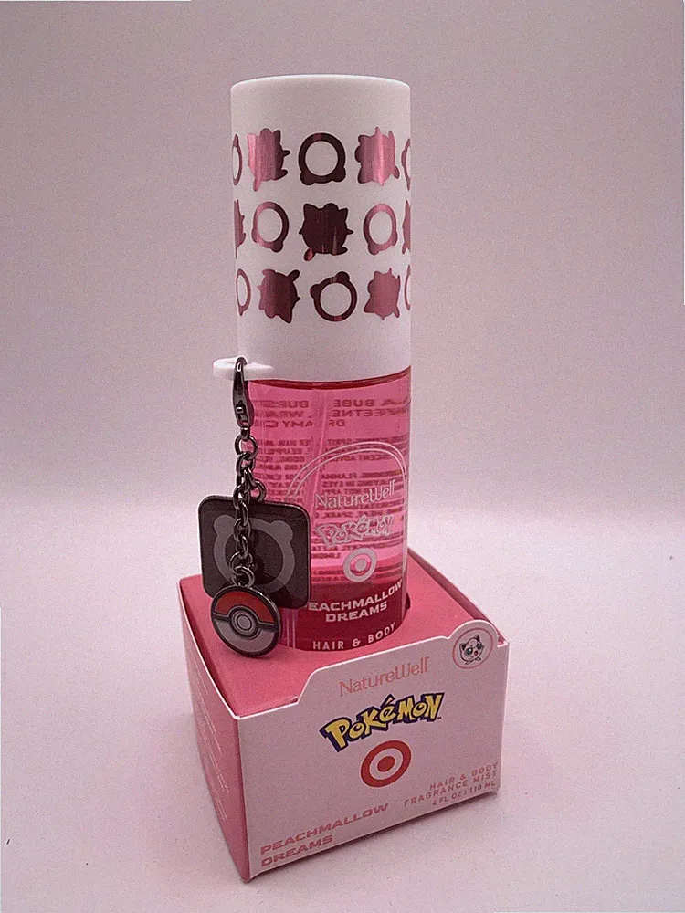 Naturwell Pokémon Jigglypuff Splash Berry Fragrance Hair Body Mist New In Box