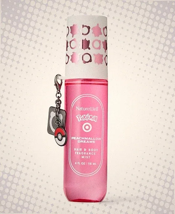 Naturwell Pokemon X Target Collab Splash Berry Hair Body Fragrance Jigglypuff 🩷