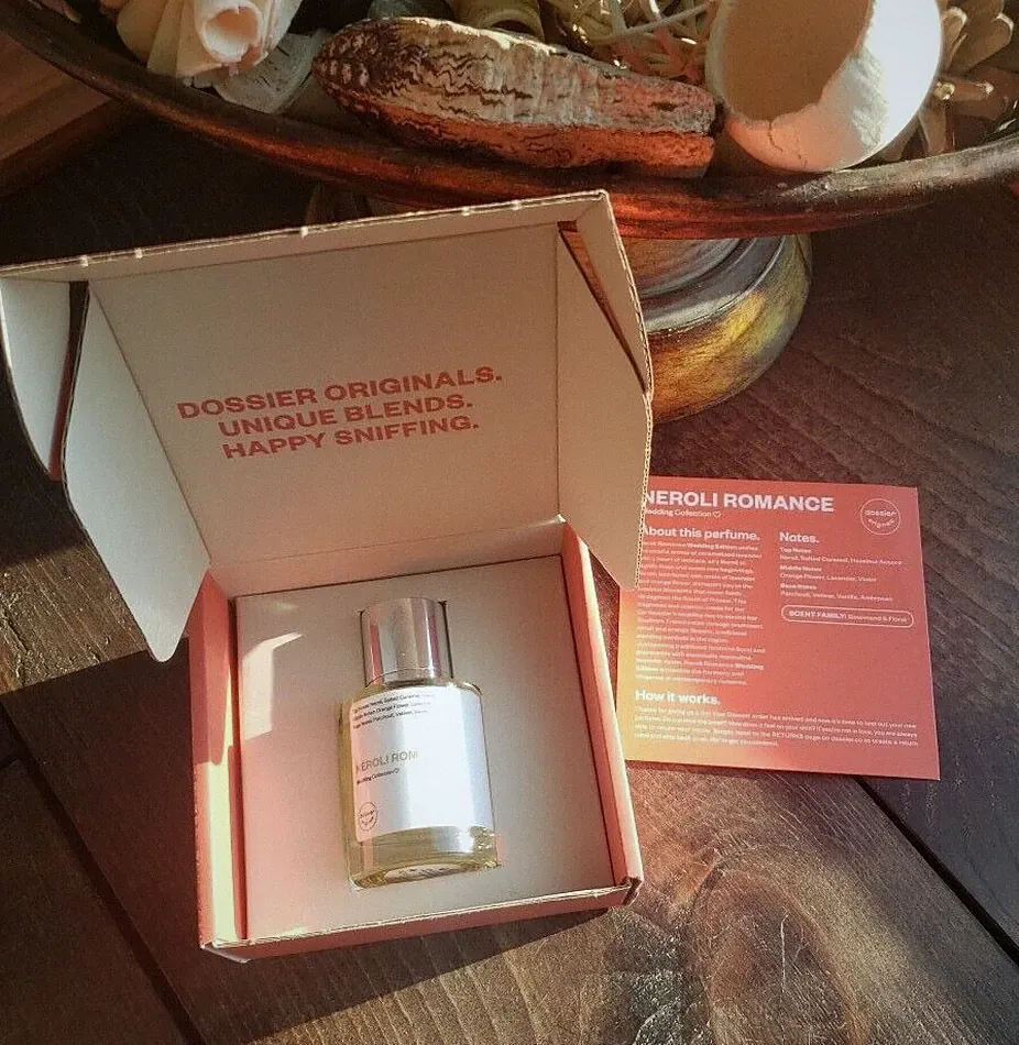 NEROLI ROMANCE Dossier Wedding collection perfume Unisex Mens / Womans fragrance