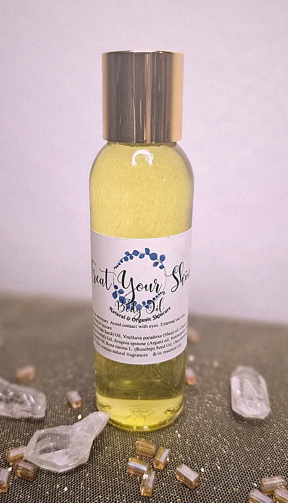 New! ALL-NATURAL Hair & Body Oil. Pure & Organic. Choose Your Fragrance