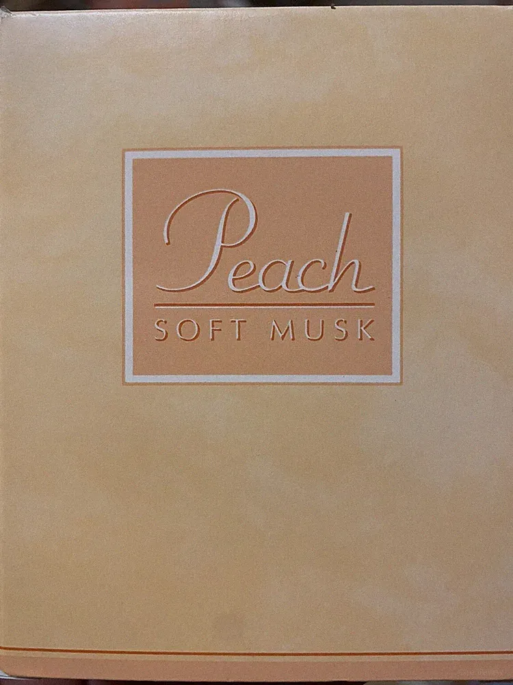 New Avon Peach Soft Musk Perfume Cologne Spray 1.7oz / Rare Older Stock-dis
