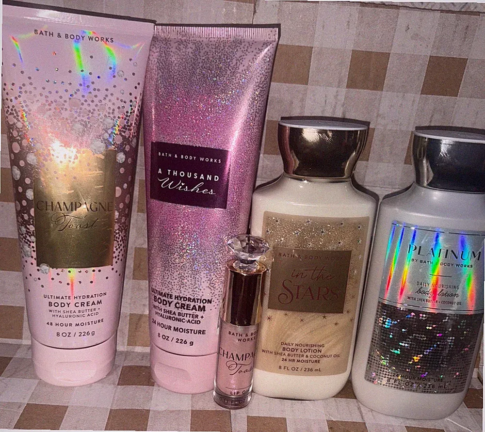 New Bath&Body Works Lot Of 5,2 body creams 2 Body Lotions 1 Lip Oil