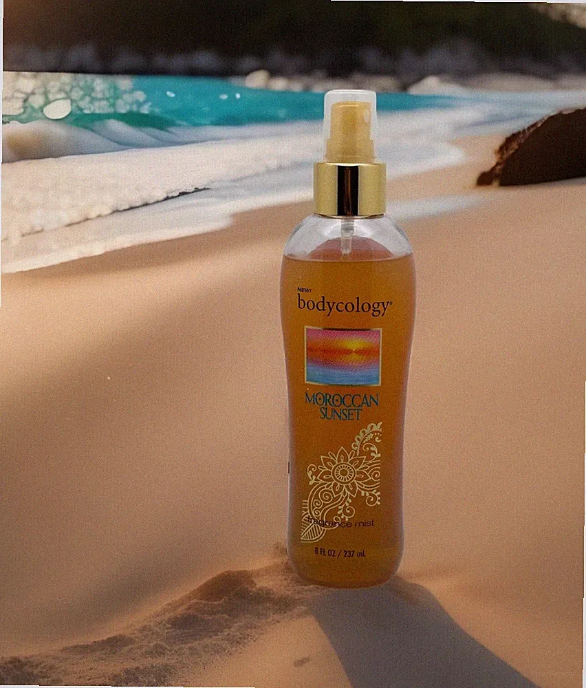 NEW Bodycology Moroccan Sunset Fragrance Scent Mist Aloe Vera Moisturizer, QTY 2