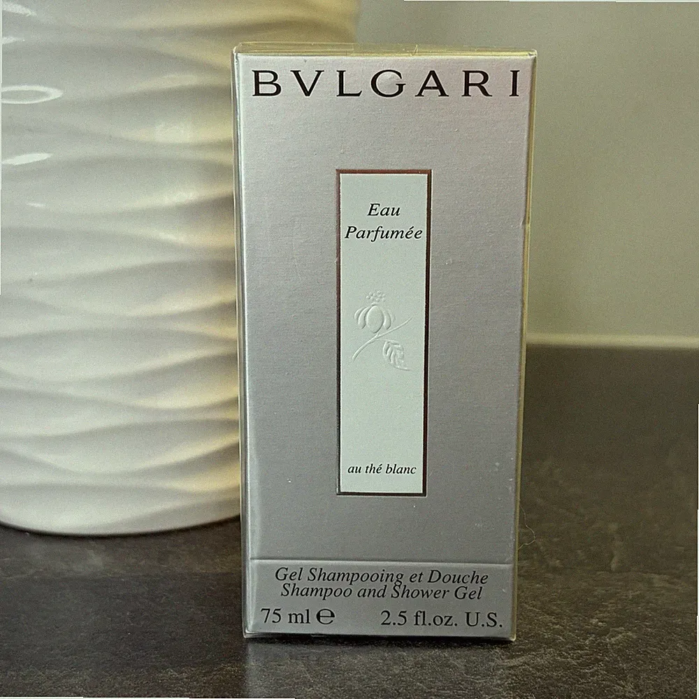 NEW Bvlgari Au The Blanc Perfumed Shampoo & Shower Gel 2.5 oz SEALED