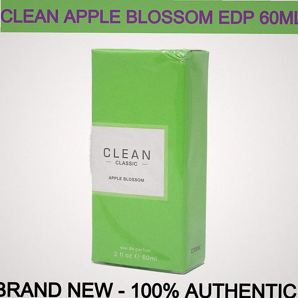 New Clean Apple Blossom Eau de Parfum Unisex Spray 2oz / 60ml