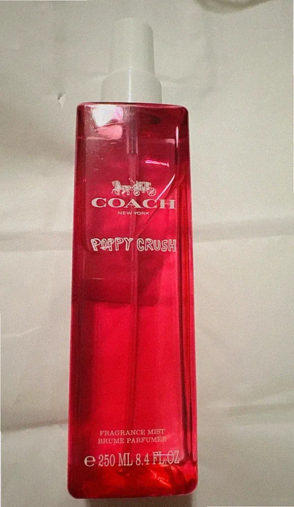 New Coach Poppy Crush Body Spray Fragrance Mist 8.4 Fl Oz ,Made In France