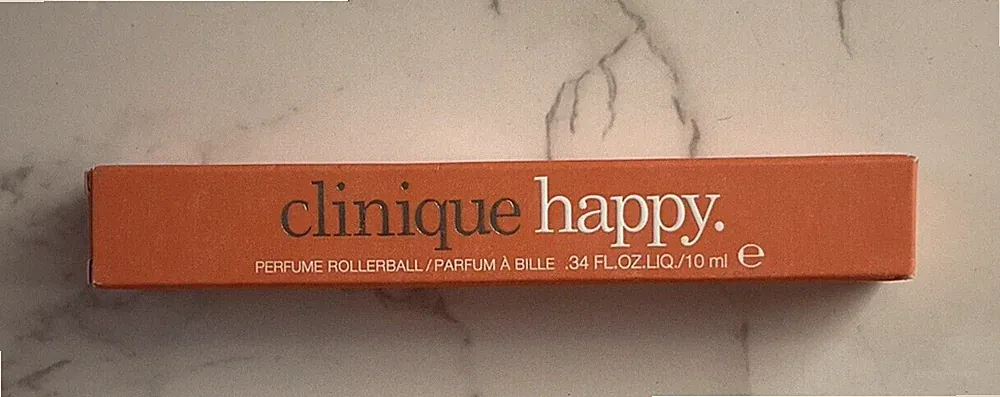 New In Box Clinique Happy Perfume Rollerball Purse Size .34