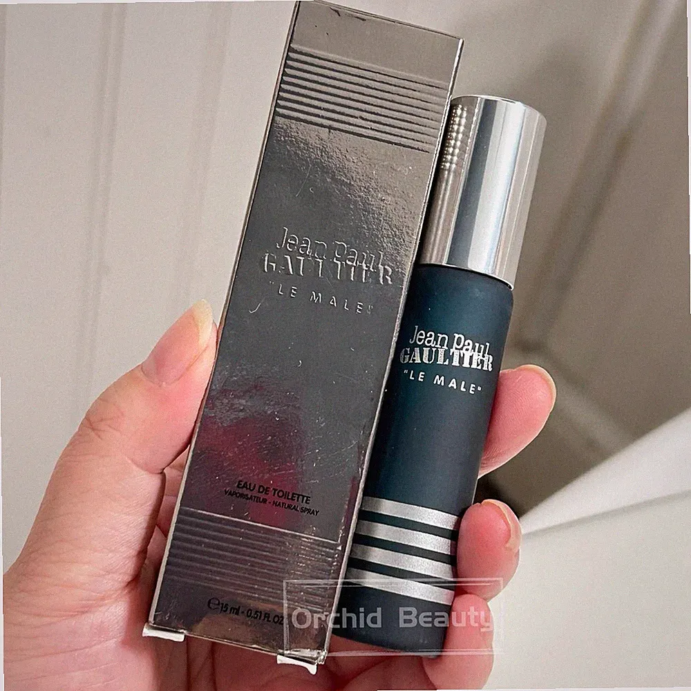 New Jean Paul Gaultier Le Male Eau de Toilette Perfume Travel Spray 15 ml/0.5 oz