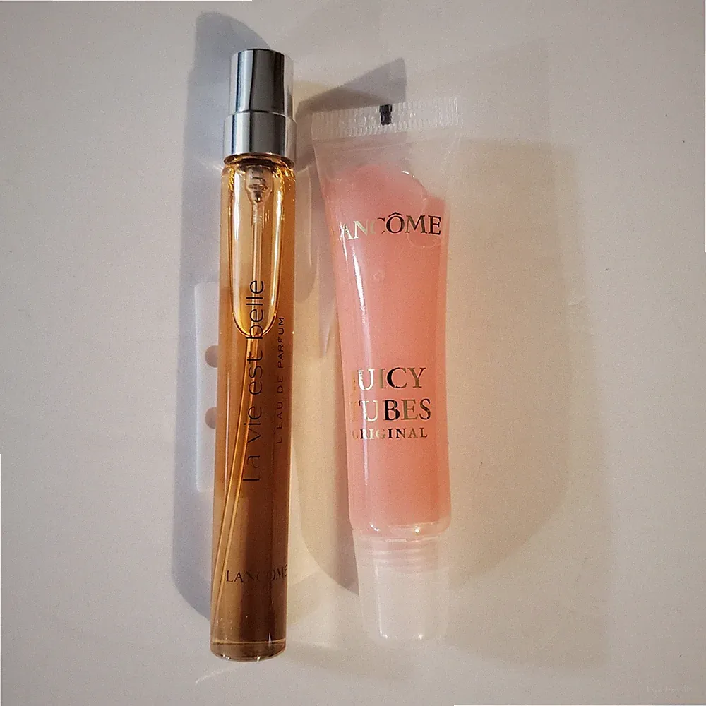 New Lancome La Vie Est Belle Travel Size Perfume and Juicy Tubes Spring Fling