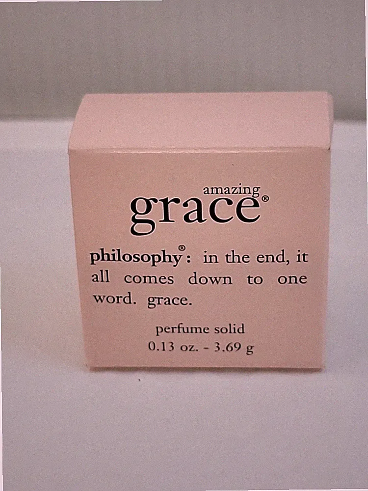NEW Philosophy AMAZING GRACE PERFUME SOLID 0.13oz/3.69g 2004 Very RARE HTF NIB