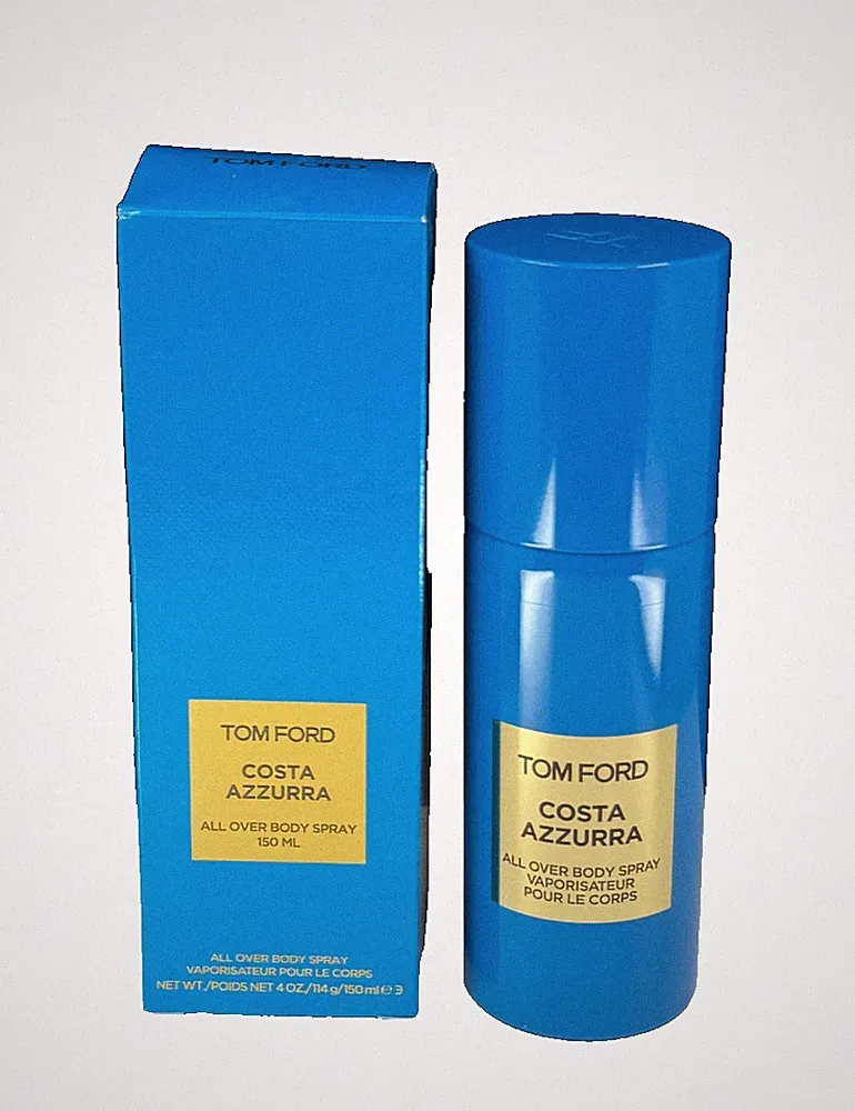 NEW TOM FORD COSTA AZZURRA All Over Body Spray - 4oz / 150 ML New * SEE