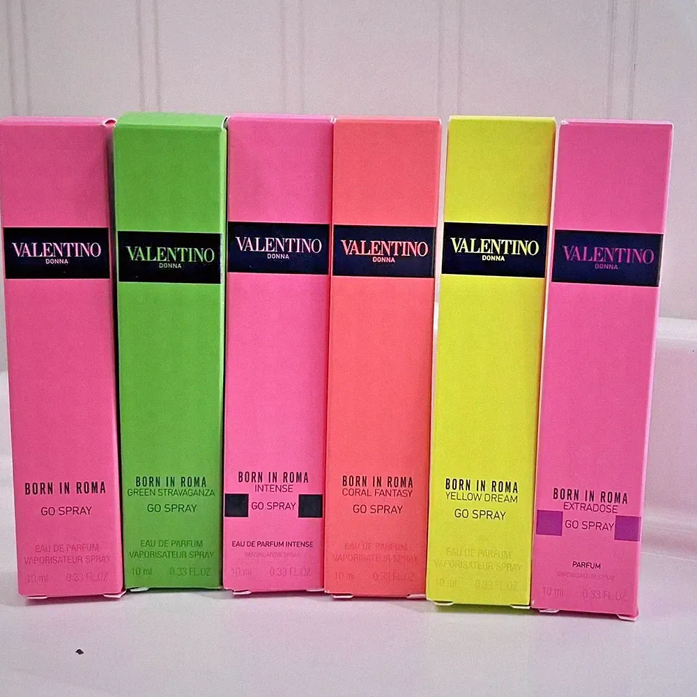 New Valentino Donna Born in Roma EDP perfume Travel Spray 10 ml/0.33 oz~Choose