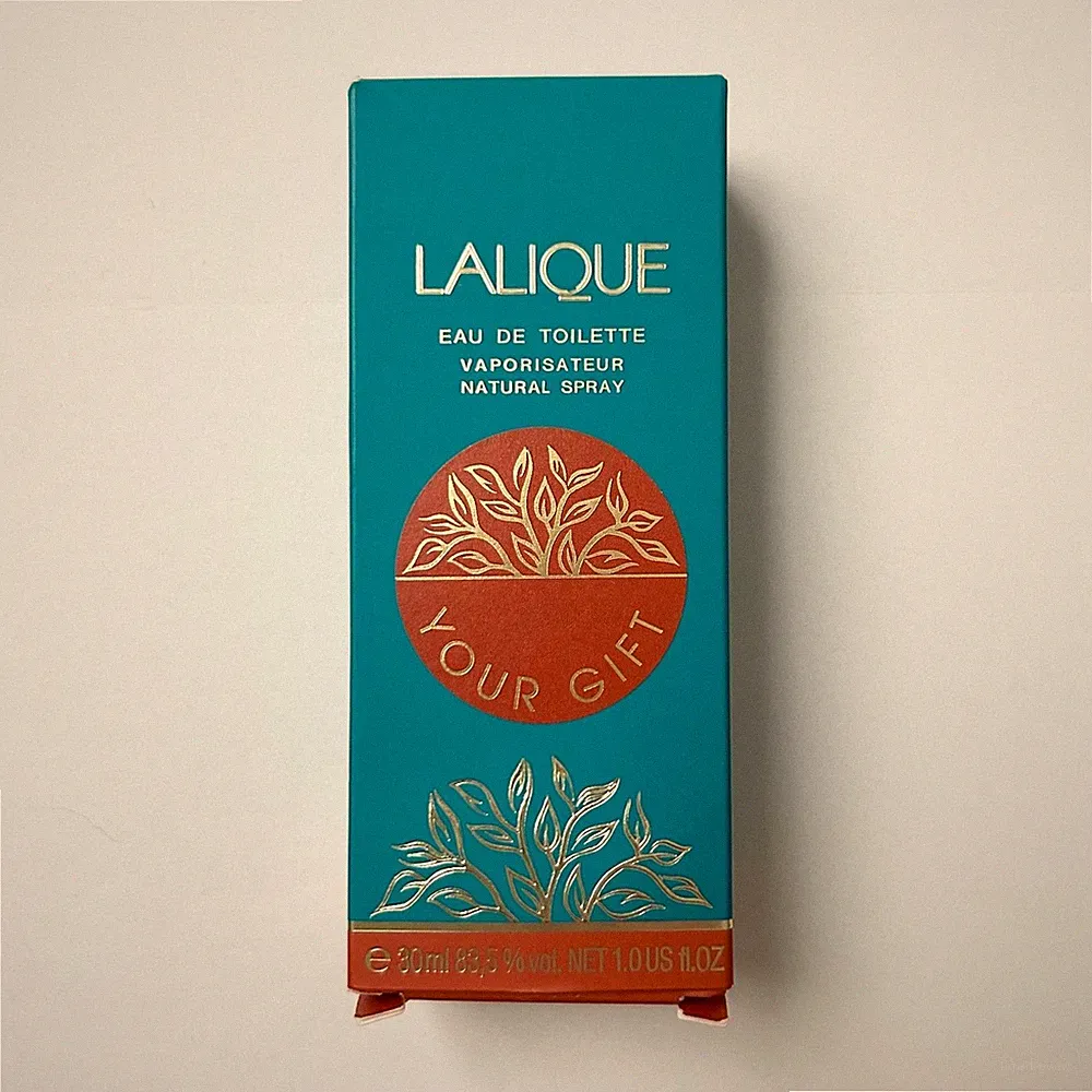 NEW Vintage Lalique Eau De Toilette Natural Spray Perfume 1.0 fl oz
