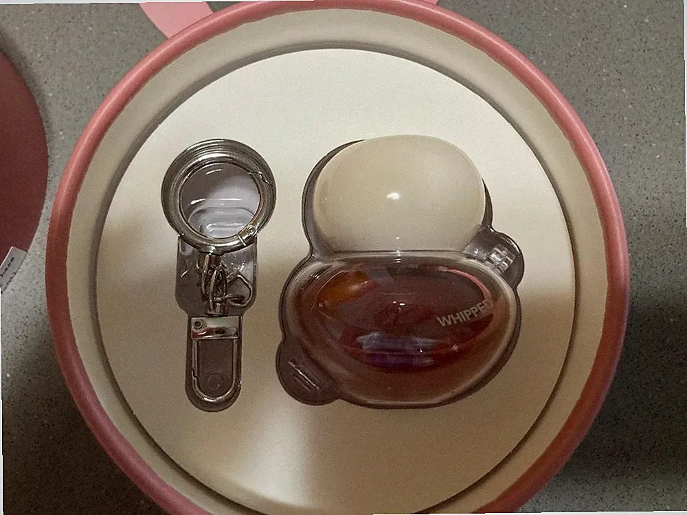 NEW WHIPPED JUICY HAIR PERFUME AND KEYRING SET 0.5 OUNCE