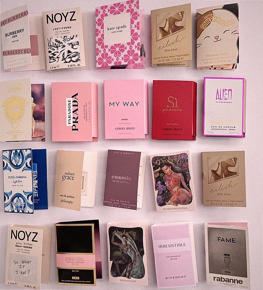 New Women Designer Asst 20 Sample Perfumes High End Prada Kate Spade Armani Lot