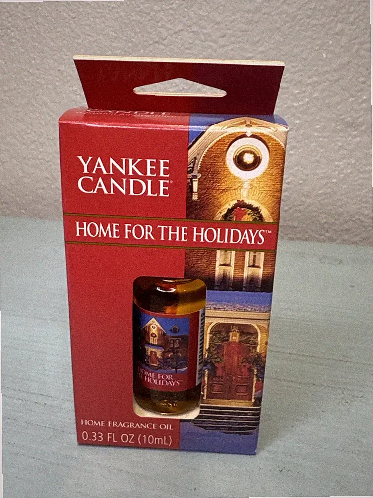 New Yankee Candle HOME FOR THE HOLIDAYS Fragrance Oil 0.33 fl oz Christmas Scent