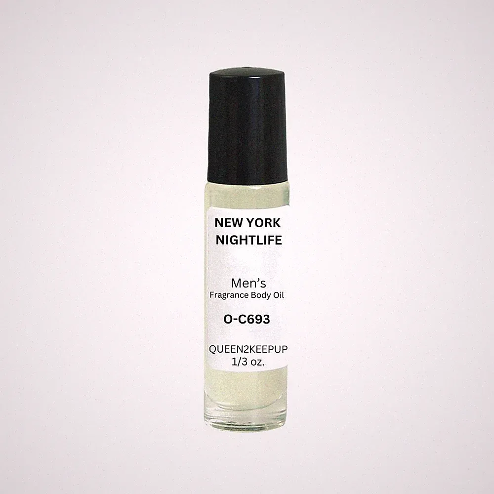 New York Nightlife (Men) Body Oil 10 ml Fragrance All Natural 1/3 oz Roll-On