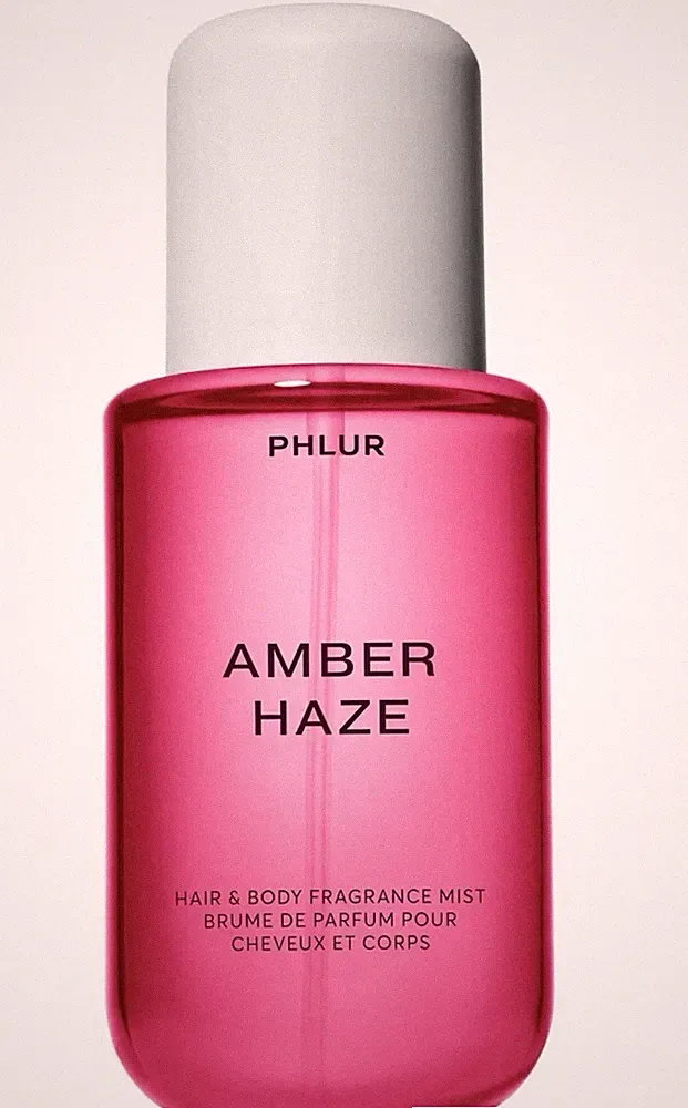 NIB Authentic PHLUR Amber Haze Body & Hair Fragrance spray Mist 8 oz