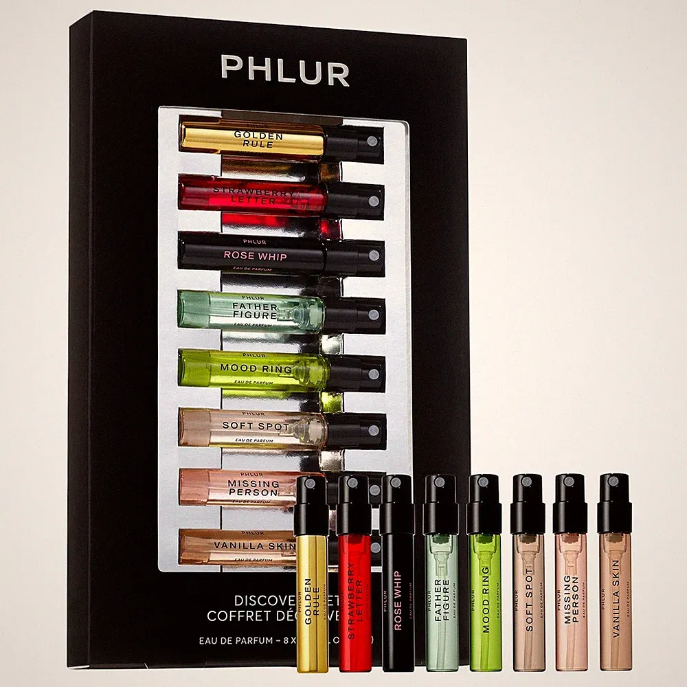 NIB Authentic PHLUR Fragrance Eau de perfume spray Discovery Set,8x0.07oz/2mL