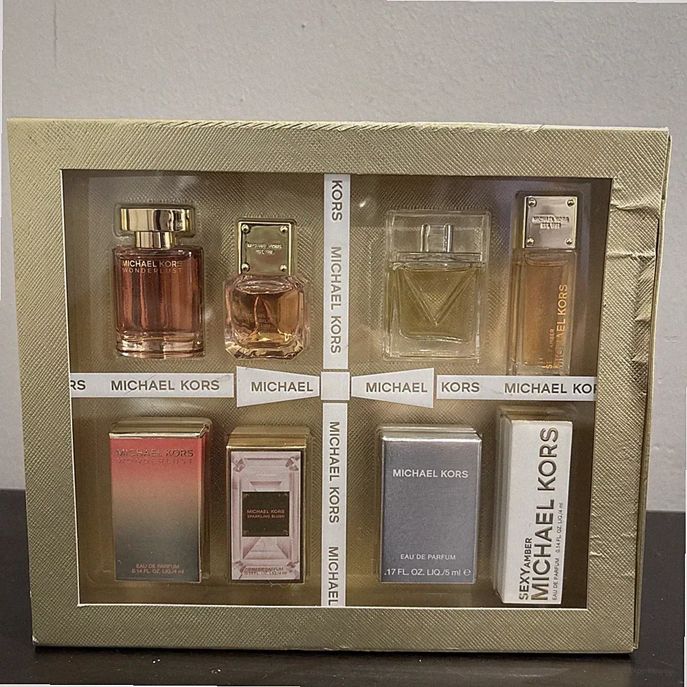 NIB Michael Kors Coffret 4 Piece Mini Gift Set Fragrance Eau De Parfum