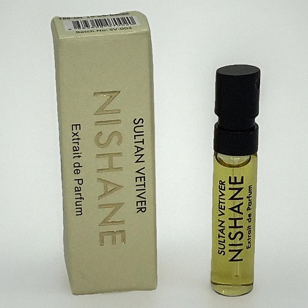 Nishane Sultan Vetiver 0.07 oz 2 ml Extrait De Parfum Spray Boxed Sample Vial