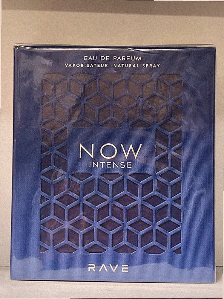 Now Intense EDP Cologne Spray 100ml (3.4 FL.OZ) By Rave (Ozonic, Woody, Citrus)