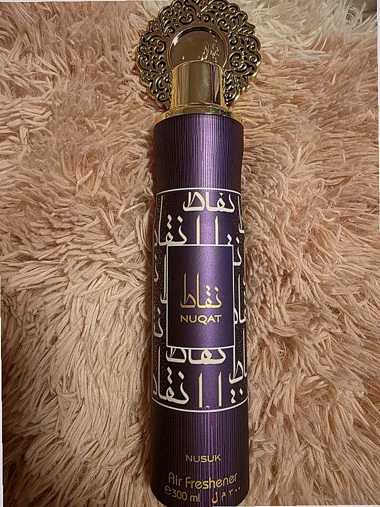 Nusuk Nuqat Air Freshener. It Is A Home Fragrance Spray Designed for Any Room