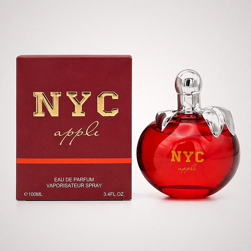 NYC Apple Eau de Parfum 100ml (3.4 oz) – Sweet Fruity Apple Perfume for Women
