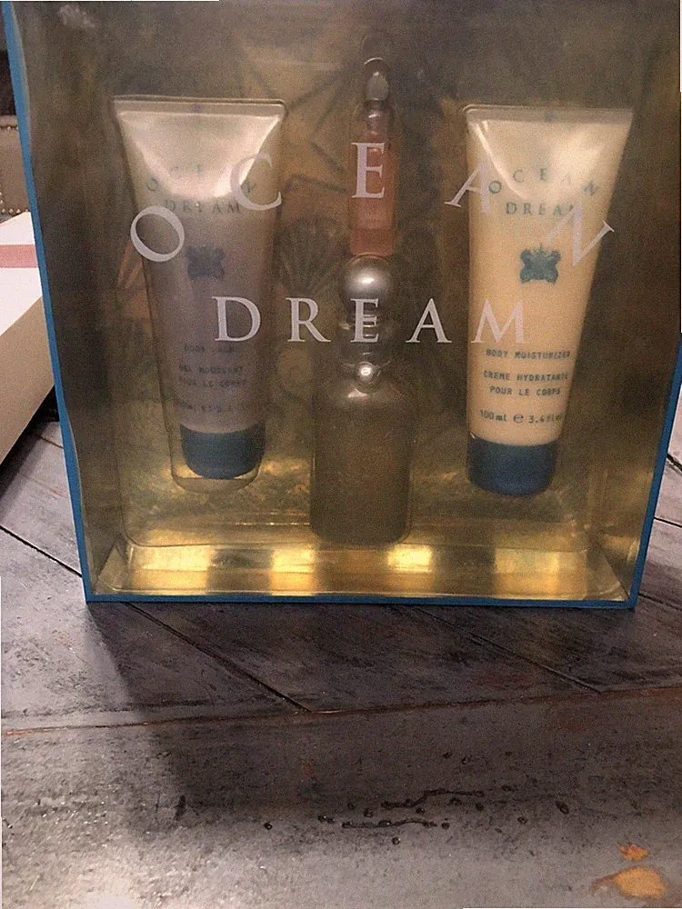 Ocean Dream 4pc Gift Set Perfume Women 1.7oz EDT Spray+3.5ml Mini+3.4BL+3.4S/gel